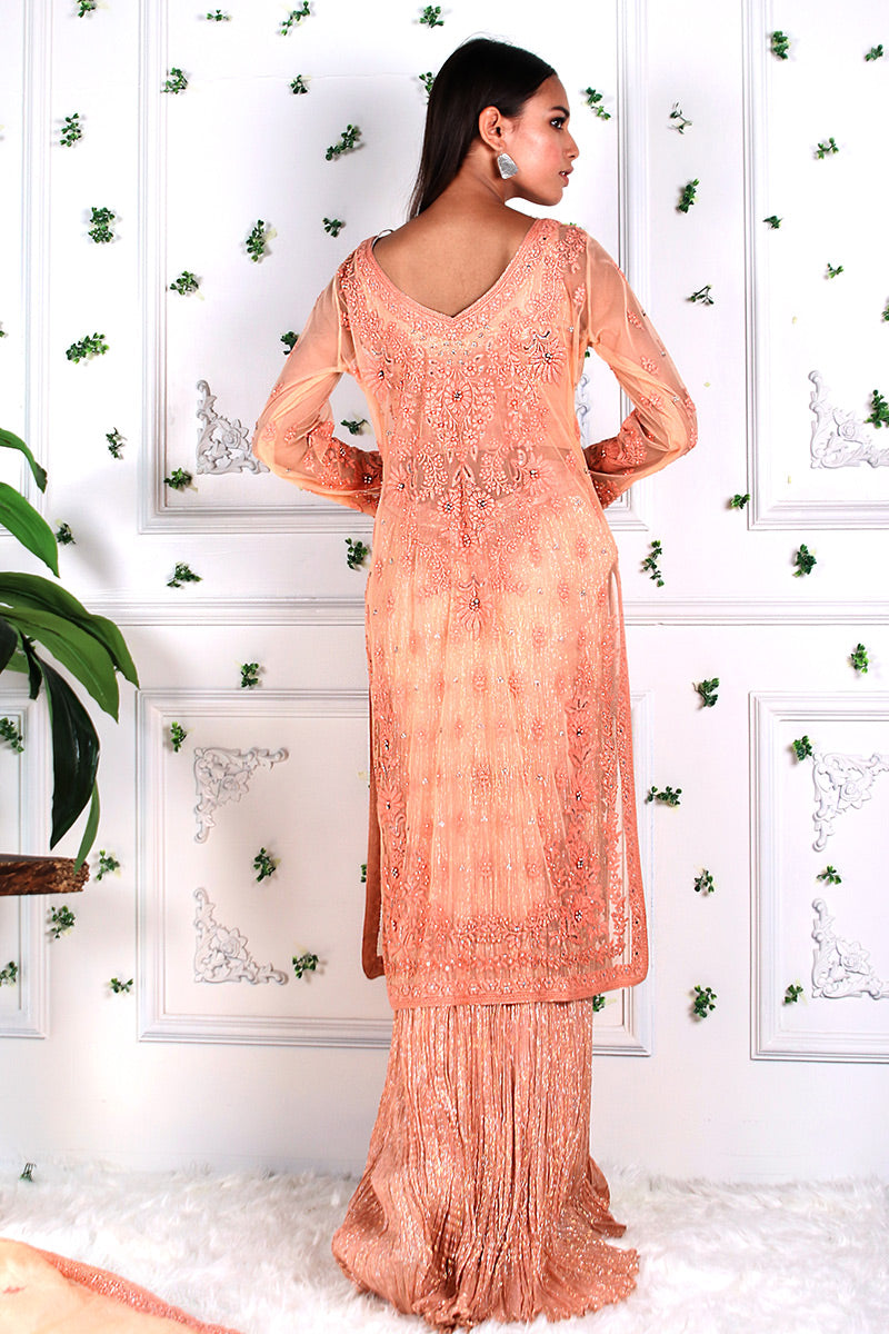 Rosa - Embellished shirt with pants