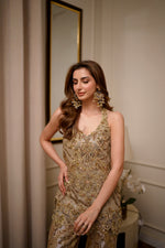 Muted Gold Cascade