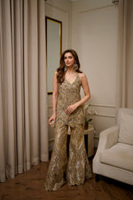 Muted Gold Cascade
