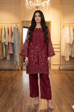 Falak Design (Maroon)