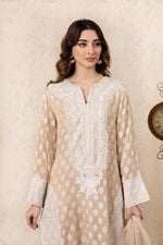 Royal Ivory - Straight shirt with culottes