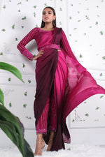 Dominique - Pants saree set