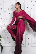 Dominique - Pants saree set