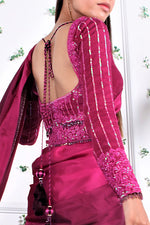 Dominique - Pants saree set