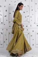 Ethnic Shamrock - Short shirt with dhaka pants