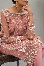 Pink Tea - Self organza shirt