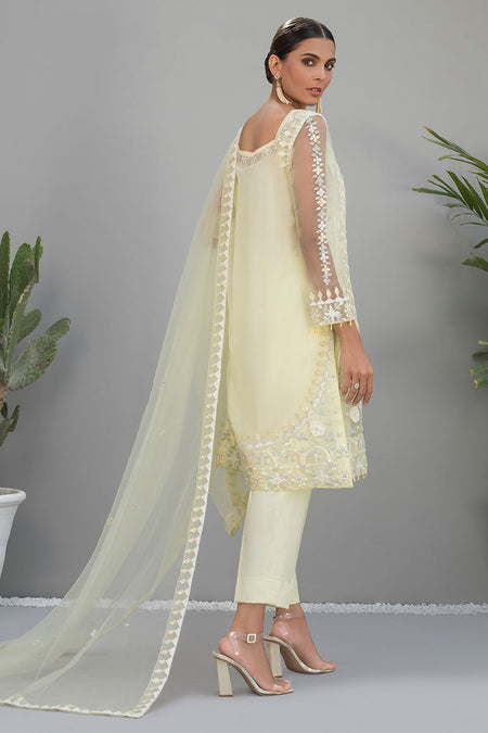 Lemon - Self organza shirt