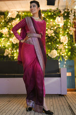 Dominique - Pants saree set
